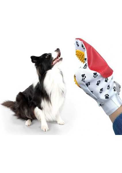 Kedi Köpek Yıkama Tüy Açıcı Düğüm Çözücü Plastik Tımar Masaj Eldiveni El Fırçası modelleri