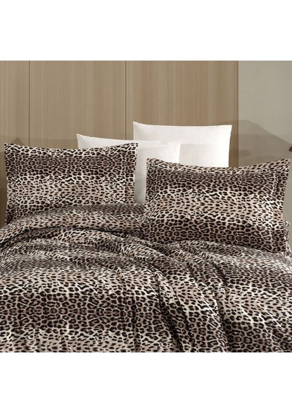 Tek Kişilik Leopar Desen Nevresim Takımı 160X220 | 2 Yastık Kılıfı | Lastikli Çarşaflı 100X200+30 fiyatları