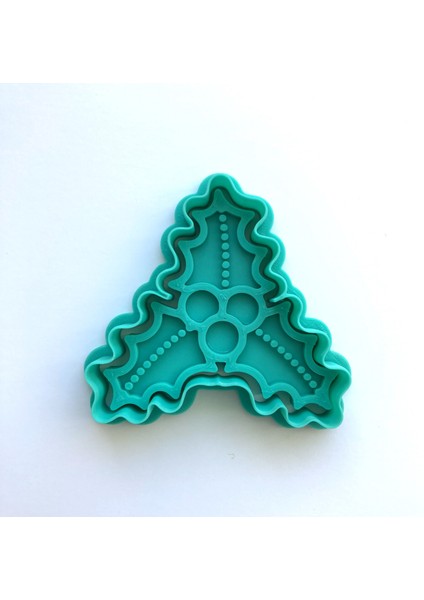Yılbaşı Yaprağı ve Meyvesi Kurabiye Kalıbı ve Damga Seti | Noel Holly Figürü | Kış Temalı Parti | Şeker Hamuru, Kil Şekillendirici fiyatları