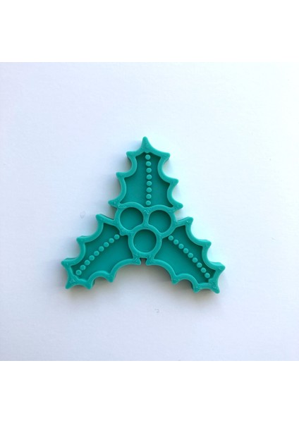 Yılbaşı Yaprağı ve Meyvesi Kurabiye Kalıbı ve Damga Seti | Noel Holly Figürü | Kış Temalı Parti | Şeker Hamuru, Kil Şekillendirici fırsatları