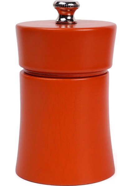 Kiremit Ahşap Tuz ve Karabiber El Değirmeni Öğütücü Grinder 1 Adet 8 cm
