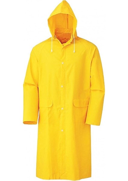 Kapşonlu Cepli Lüx Yağmurluk Sarı - Standart Beden 2xl fiyatları