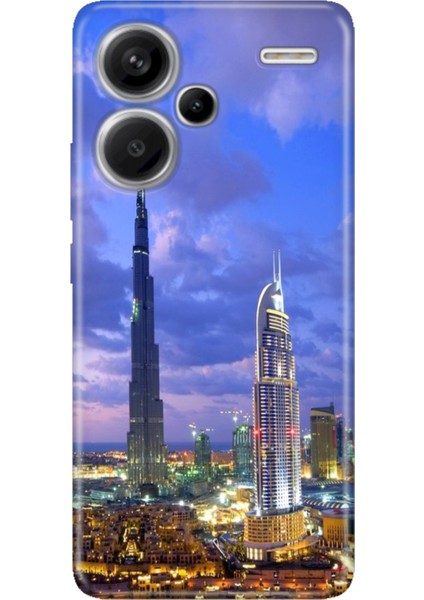 Xiaomi Redmi Note 13 Pro Plus 5g Kılıf Desenli Baskılı Tpu Rubber Kapak Dubai