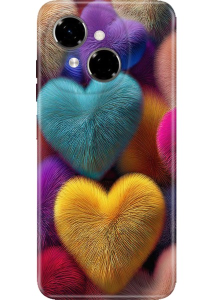 Tecno Spark Go 1 Kılıf Desenli Baskılı Tpu Rubber Kapak Fluffy