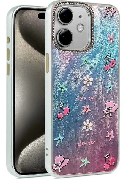 Iphone 11 Kılıf Blade Aynalı Desenli Kapak - Desen 4