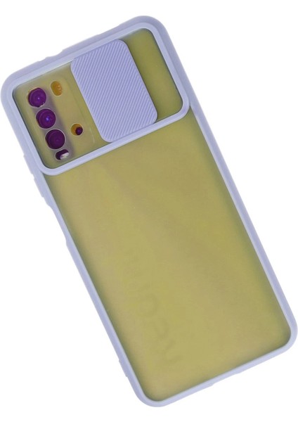 Xiaomi Redmi 9t Kılıf Palm Buzlu Kamera Sürgülü Silikon - Lila fiyatları