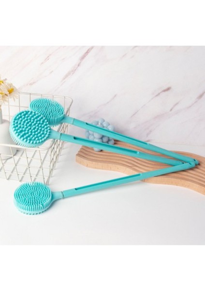 Çift Taraflı Silikon Uzun Saplı Banyo Fırçası modelleri