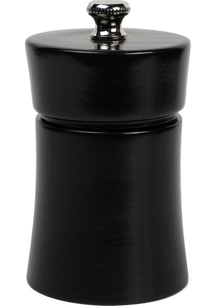 Siyah Ahşap Tuz ve Karabiber El Değirmeni Öğütücü Grinder 1 Adet 8 cm
