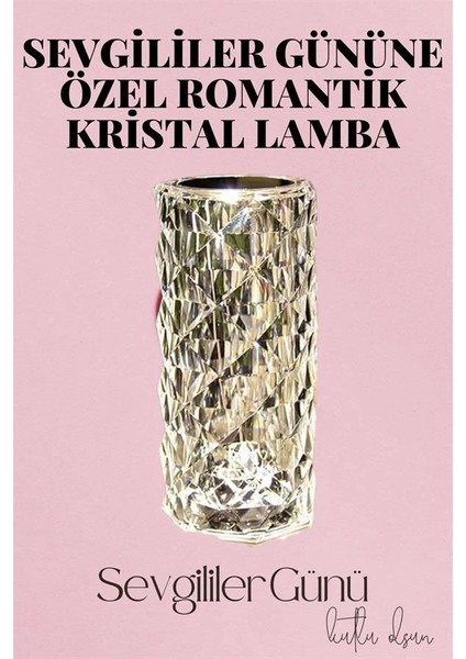 Sevgililer Gününe Özel Romantik Kristal Gece Lambası Sevgiliye Hediye fiyatları