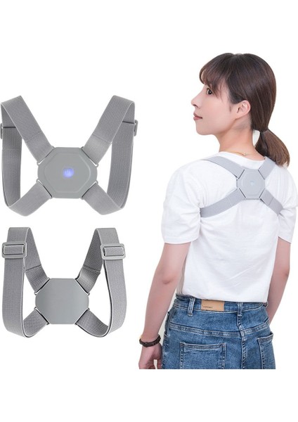 Unisex Titreşim Sensörlü Kamburluk Önleyici Dik Duruş Ayarlanabilir Akıllı Korse
