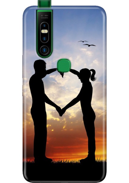 Infinix S5 Pro Kılıf Desenli Baskılı Tpu Rubber Kapak Aşkın Simgesi