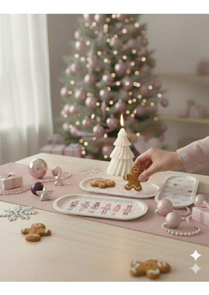 Christmas Yeni Yıl Yılbaşı Serisi - Beton ve Soya Hediye Seti 4 Parça | Flow Collection modelleri