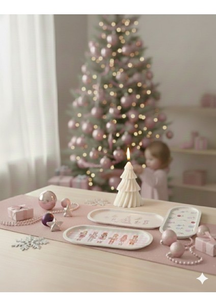 Christmas Yeni Yıl Yılbaşı Serisi - Beton ve Soya Hediye Seti 4 Parça | Flow Collection fırsatları