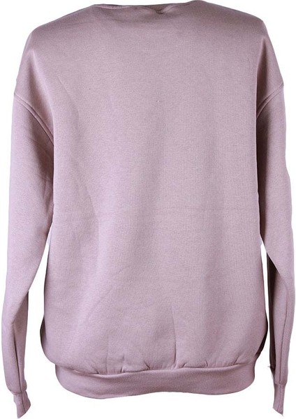 3 Ip Şardonlu O Yaka Vizon Kadın Sweatshirt 26KDT1000008 modelleri