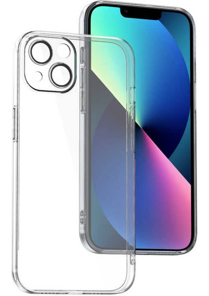 iPhone 13 Uyumlu Vlmt Fizy Kapak-Renksiz