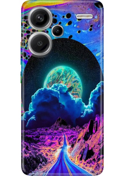 Xiaomi Redmi Note 13 Pro Plus 5g Kılıf Desenli Baskılı Tpu Rubber Kapak Dream Road