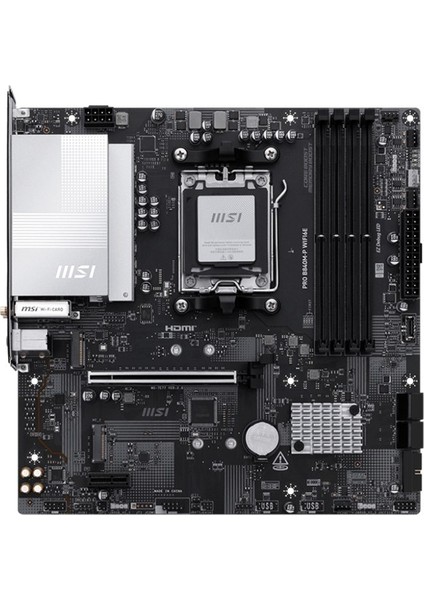 Msı Pro B840M-P WIFI6E Ddr5 8000MT/S 1xhdmı 2xm.2 Usb-C Am5 Matx (Amd Am5 9000/8000/7000 Serileri Ile Uyumlu) fiyatları