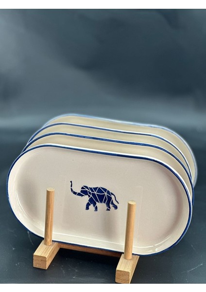 1 Adet Filli 23*13CM Kayık Tabak