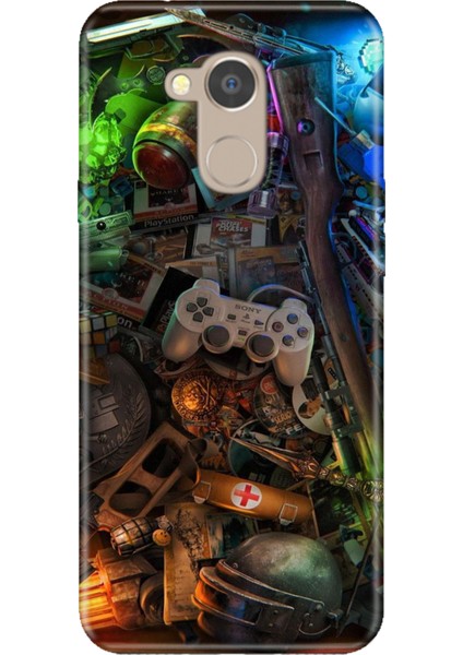 General Mobile Gm 8 Kılıf Desenli Baskılı Tpu Rubber Kapak Gamer-Zone