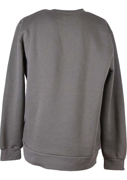 Üç Ip Şardonlu Biyeli Haki Erkek Sweatshirt 5721 modelleri