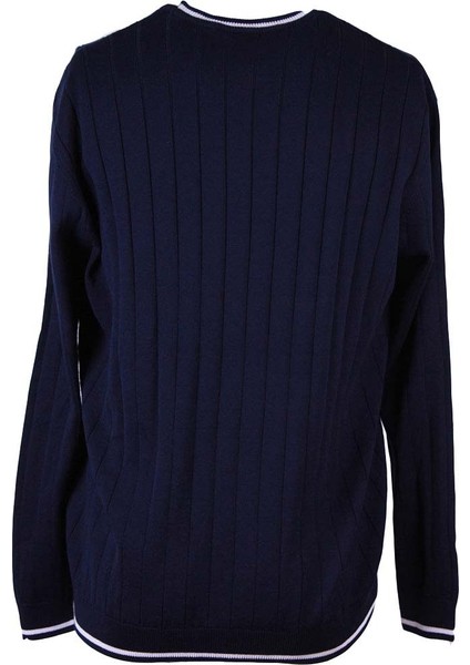 Triko Lacivert Erkek Kazak 16492 modelleri