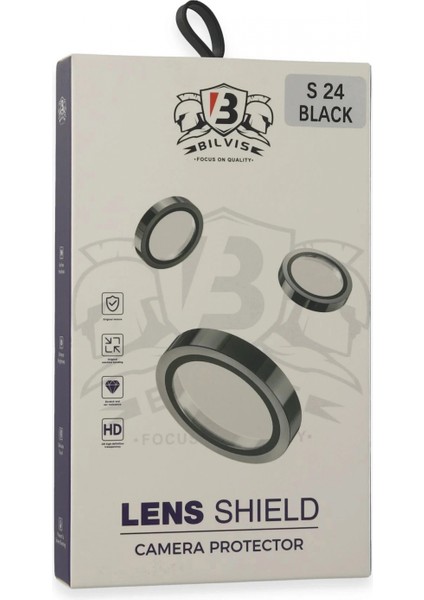 Samsung Galaxy S24 Bilvis Titan Kamera Lens - Siyah modelleri