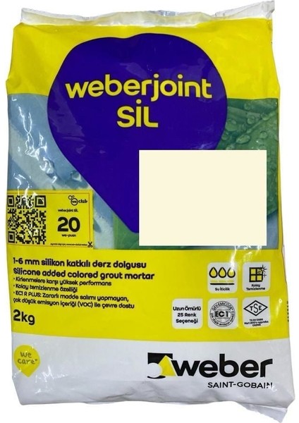 Weber Joint Sil 409 Bozdağ Krem Derz Dolgu 2 Kg