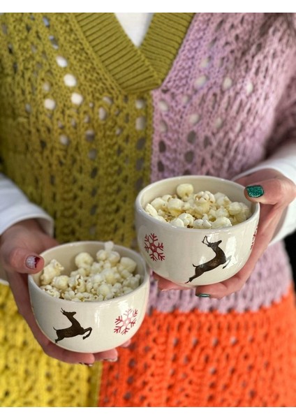 2 Adet Kahverengi Geyik Kartanesi Çerezlik Kase fiyatları