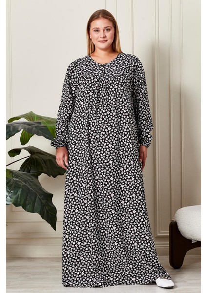 Kadın Büyük Beden Robalı Elbise