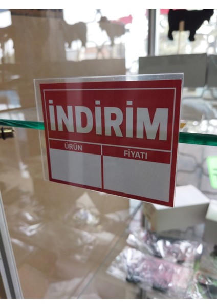 Pvc Yapışkanlı Merkezi Raf Etiketliği 7 cm x 10 cm - 25'li Paket - PY-70100