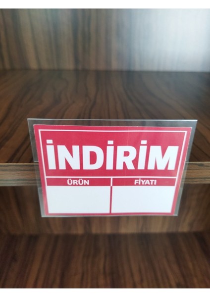 Pvc Yapışkanlı Merkezi Raf Etiketliği 7 cm x 10 cm - 25'li Paket - PY-70100 indirimleri