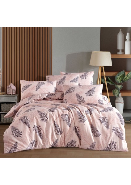 Çift Kişilik Nevresim Takımı 200X220 | 4 Yastık Kılıfı | Lastikli Çarşaflı 160X200+30