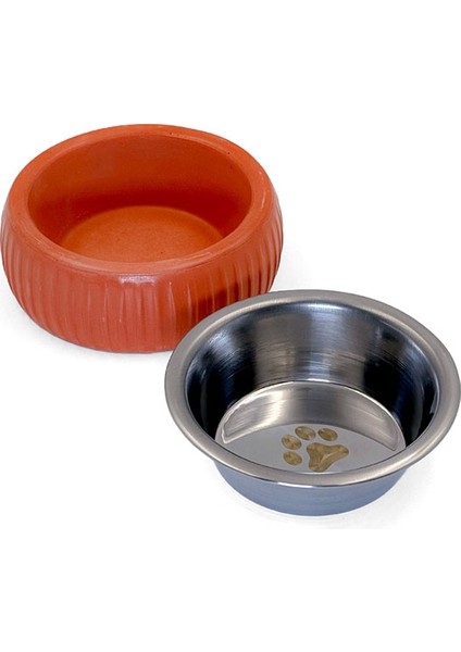 Mikopet Organik Seramik Mama Kabı Kiremit modelleri