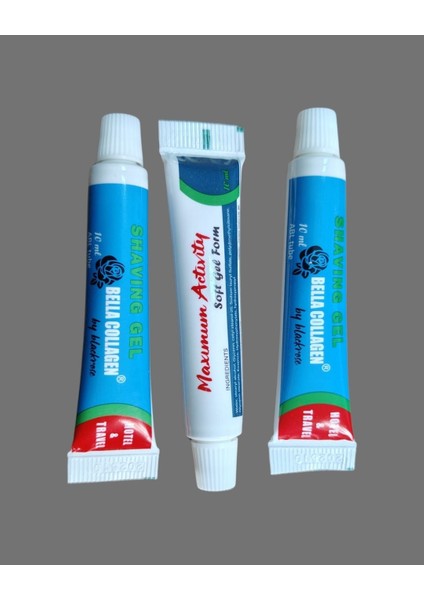 Lara Collectıon Bella Collagen Tıraş Jeli 10ML x 16 Adet Seyahat Boy Kolajenli
