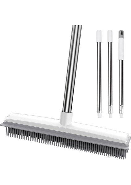 Silikon Yer Silme Fırçası – Çekpaslı Kauçuk Süpürge Ayarlanabilir Sap Yıkama Fırçası Kauçuk indirimleri