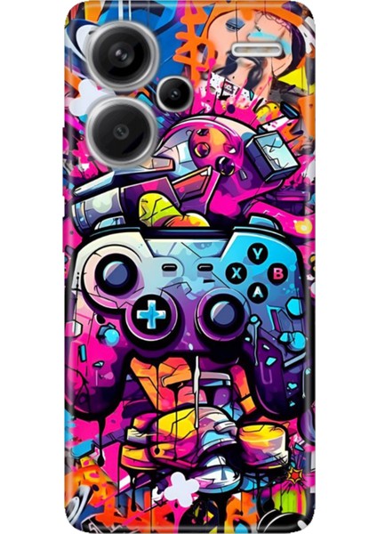 Xiaomi Redmi Note 13 Pro Plus 5g Kılıf Desenli Baskılı Tpu Rubber Kapak Gamer