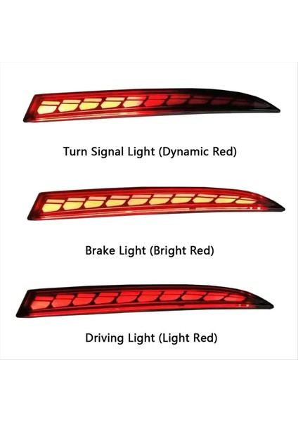 Honda Hr-V Hrv Rs 2022 2023 Arka Fren Işığı Dinamik Dönüş Sinyali Işığı Için LED Tampon Reflektör Işığı (Yurt Dışından) fırsatları