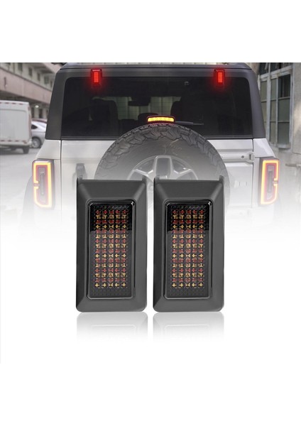 Araba Bagaj Kapağı Menteşe Işığı Yüksek Montajlı Fren Işığı Ters Işık Uyarı Lambası Ford Bronco 2021-2023 (Yurt Dışından) modelleri