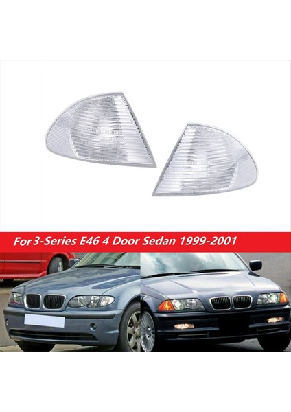 1paır Ön Köşe Dönüş Sinyal Lambası Lensleri Bmw 3 Serisi E46 1998-2001 63136902766 63136902765 63136902770 (Yurt Dışından) fiyatları