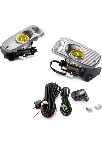 Sol Sağ Sis Fıçıları Sis Lambası Honda Civic 2/3d Eg D15 D16 1 5/1 6 1992-1995 Sarı (Yurt Dışından)