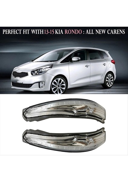 LED Dikiz Aynası Açma Işık Sinyal Lambası Araba Göstergesi Kia Rondo Carens Için Işık 2014-2016 87614-A4000 87613A4000 (Yurt Dışından) modelleri
