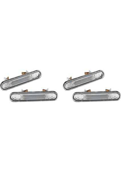 2 Çift LED Plaka Plakası Lambası Mercedes-Benz W124 W201 W202 Araba Plakası Işığı (Yurt Dışından)