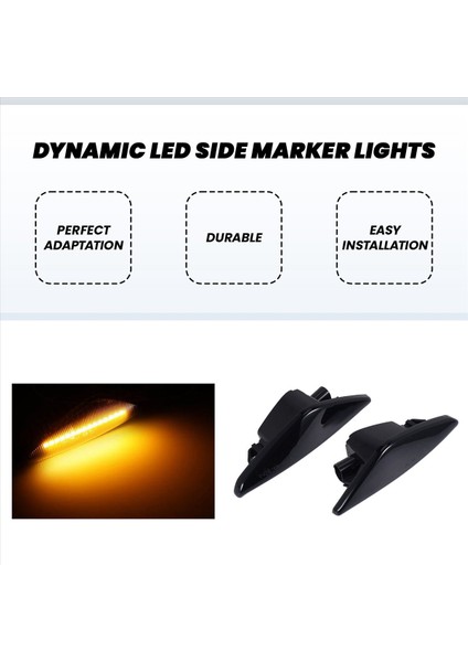 2pcs Füme Araba Dinamik LED Yan Işaretleyici Dönüş Sinyali Işığı Bmw X3 F25 X5 E70 X6 E71 E72 2008-2014 (Yurt Dışından) indirimleri