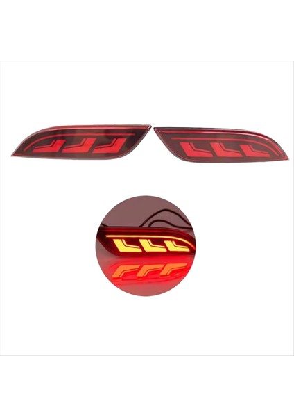 Araba LED Arka Tampon Işıkları Dinamik Dönüş Sinyali Işık Reflektörü Işık Fren Işığı Chevrolet Spark Için 2010-2015 (Yurt Dışından) modelleri