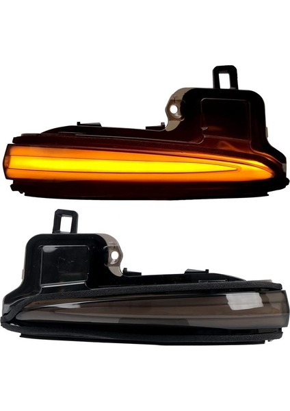 LED Yan Aynalar Toyota Tacoma Rav4 XA50 Highlander XU70 Için Sıralı Dinamik Dönüş Sinyal Işıkları Göstergesi 2 Set (Yurt Dışından)