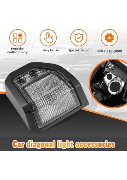 Toyota Land Cruiser LC70 LC76 LC78 LC79 2024+ Oto Aksesuarları (Ampul Olmadan) Için 1 Çift Araba Köşe Işıkları Lambası (Yurt Dışından) indirimleri