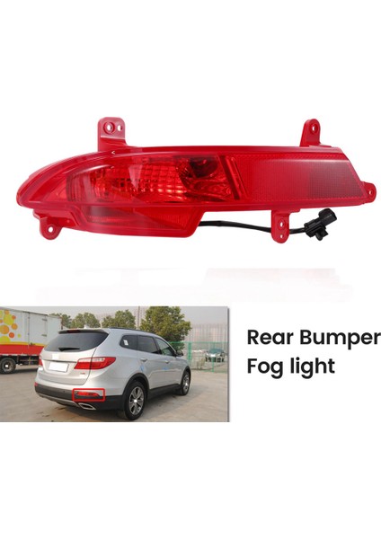 Araba Arka Tampon Sis Freni Freni Işık Uyarı Lambası Hyundai Santa Fe Için Reflektör 2013-2016 92406-B8300 92406B8300 R (Yurt Dışından) modelleri