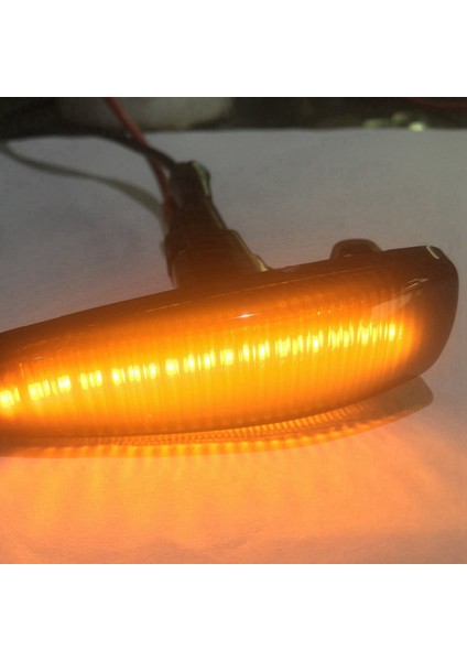 Mitsubishi Lancer Evo x Mirage Outlander Sport 2011-2020 Için 8x Füme Lens Amber Tam LED Ön Yan Işaret Işıkları (Yurt Dışından) fırsatları