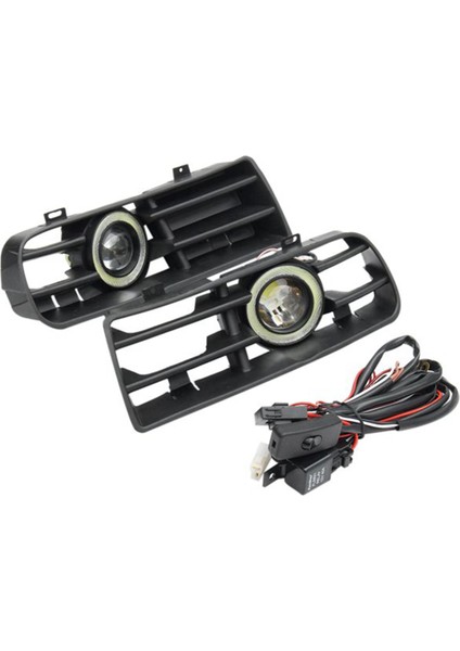 1paır Melek Gözü Günteme Fog Fog Fog LED Lamp Volkswagen Golf Mk4 1998-2004 (Yurt Dışından)