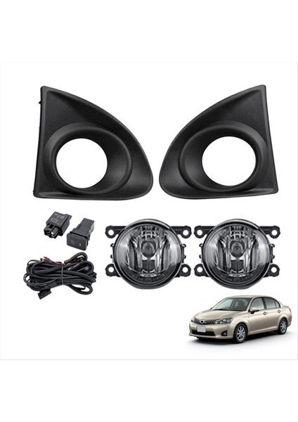 Otomobil Ön Sis Lambası Sis Lambası Kapağı Sis Lambası Montajı Halojen Ampul Toyota Axio 2013 2014 2015 (Yurt Dışından) modelleri
